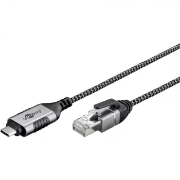 Goobay Etherneti-kaabel USB-C 3.1 kuni RJ45 õhuke 1 m - ühendab ruuteri, modemi või (74401)