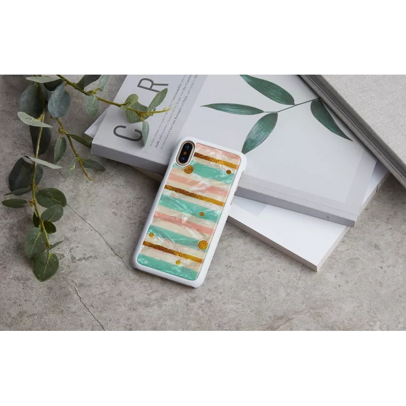 Nutitelefoni ümbris iKins iPhone XS / iPhone XS Max jaoks — pop mint Must