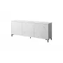 MARMO 3D kummut 200x45x80,5 cm valge matt/marble valge