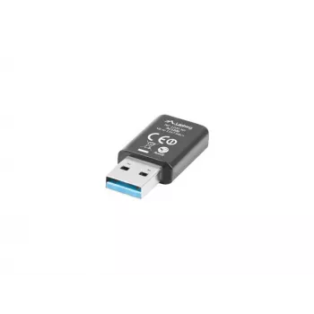 Traadita USB võrguadapter LANBERG NC-1200-WI, WLAN USB 2.0, 2x sisemist antenni 2 dBi, kuni 5000 Mbit/s
