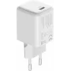 USB C 35W 3A Power Delivery 3.0 QC 3.0 seinadapter valge