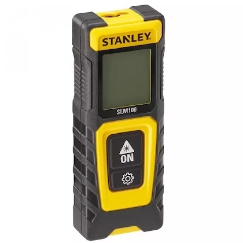 Kaugusmõõtja STANLEY SLM100 — laseri ulatus 30 m, kompaktne käeshoitav mõõteseade