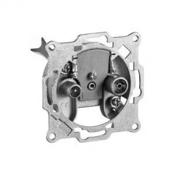 Wentronic Goobay 2-auguga antenni läbiviigupistikupesa - 8 dB läbivuskadu (67043)