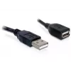USB 2.0 pikenduskaabel DeLOCK 82457 0,15 m must