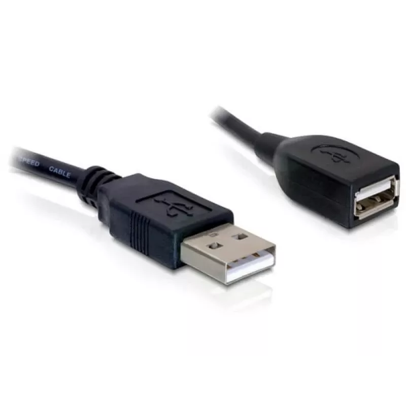USB 2.0 pikenduskaabel DeLOCK 82457 0,15 m must