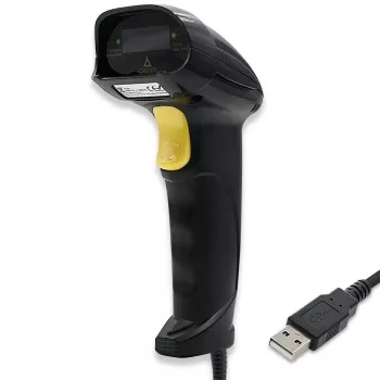 Qoltec 1D Laser Barcode Reader | USB | Must