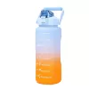Extralink motiveeriv veepudel, 2000 ml spordiveepudel, sinine-oranž, BUT-993