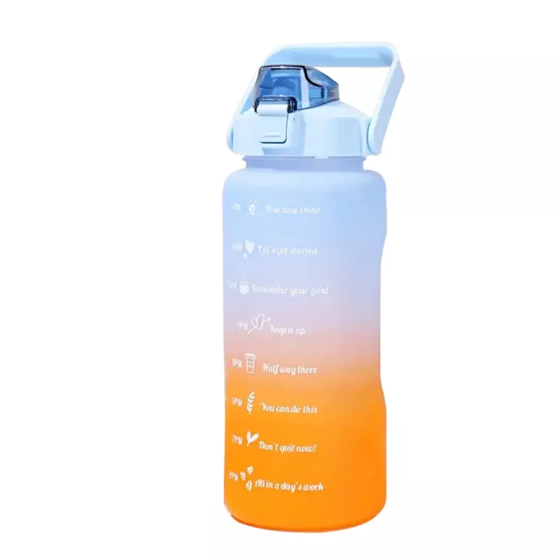 Extralink motiveeriv veepudel, 2000 ml spordiveepudel, sinine-oranž, BUT-993