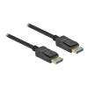 Delock - DisplayPort-kaabel - DisplayPort (M) DisplayPort (M) - DisplayPort 2,0 - 1,0m - toetab 10K 60 Hz (10 240 x 4320) - must (80261)