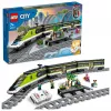 LEGO 60337 City Express reisirongi komplekt – kaugjuhitav mänguasi lastele, poistele ja tüdrukutele, töötavate esitulede, 2 vaguni ja 24 rööpatükiga