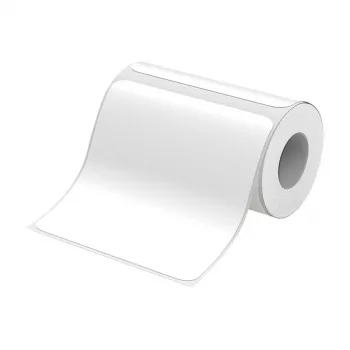 Termosildid NIIMBOT T100×100-75 (valge) – 100×100 mm, rullis 75 silti