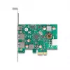 DeLOCK PCI Express x1 kaart USB USB-C PD 30W 2x USB Type-A 5Gbps
