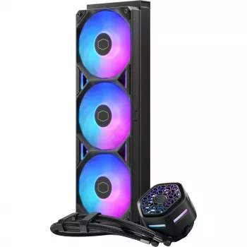 360 mm AIO vedelikjahutus Cooler Master MasterLiquid 360 Atmos II VRM-ventilaator MLX-D36M-A25SZ-V1 RGB-valgustusega