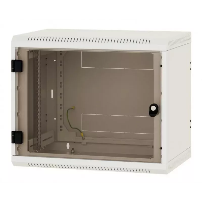 Seinale paigaldatav jaotuskapp Triton RBA-09-AS6-CAX-A1 9U Valge