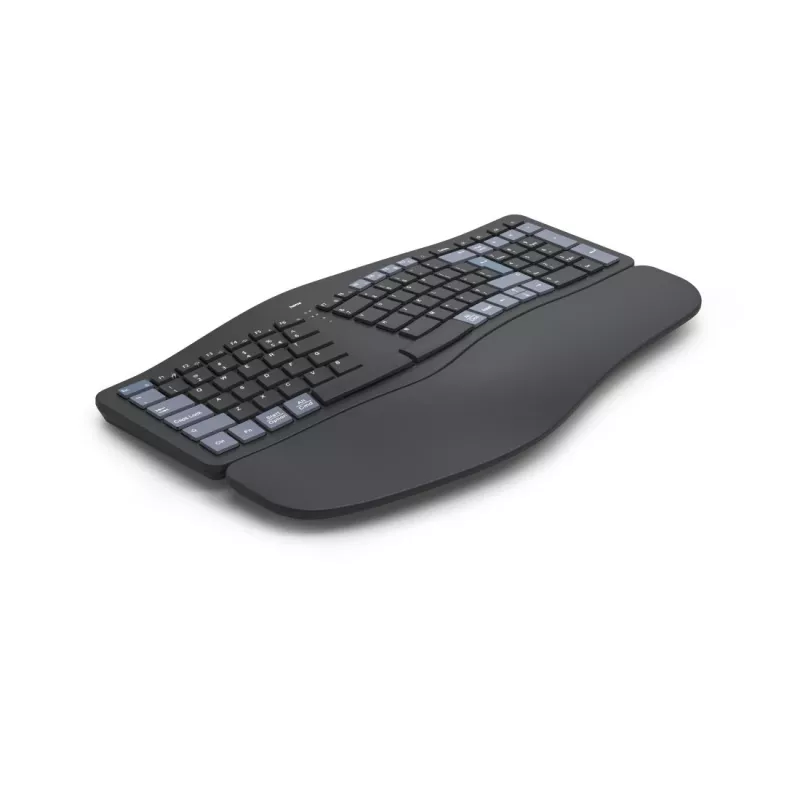 Juhtmevaba ergonoomiline klaviatuur HAMA WK-900 Must USB, kompaktne paigutus, juhtmevaba ühendus