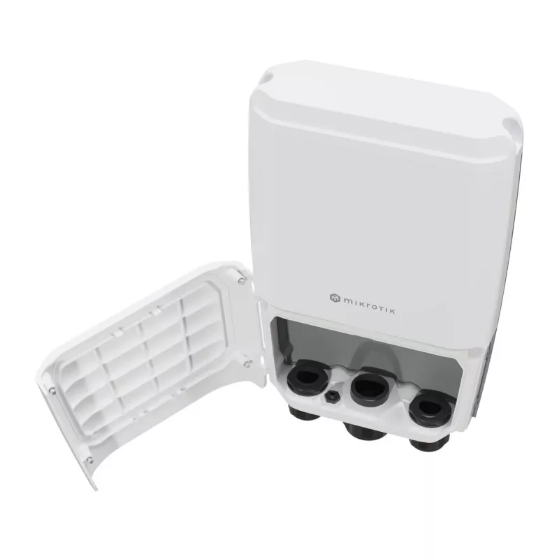 Mikrotik CRS504-4XQ-OUT võrgulüliti, hallatav L3, Fast Ethernet (10/100), Power over Ethernet (PoE), 1U, valge