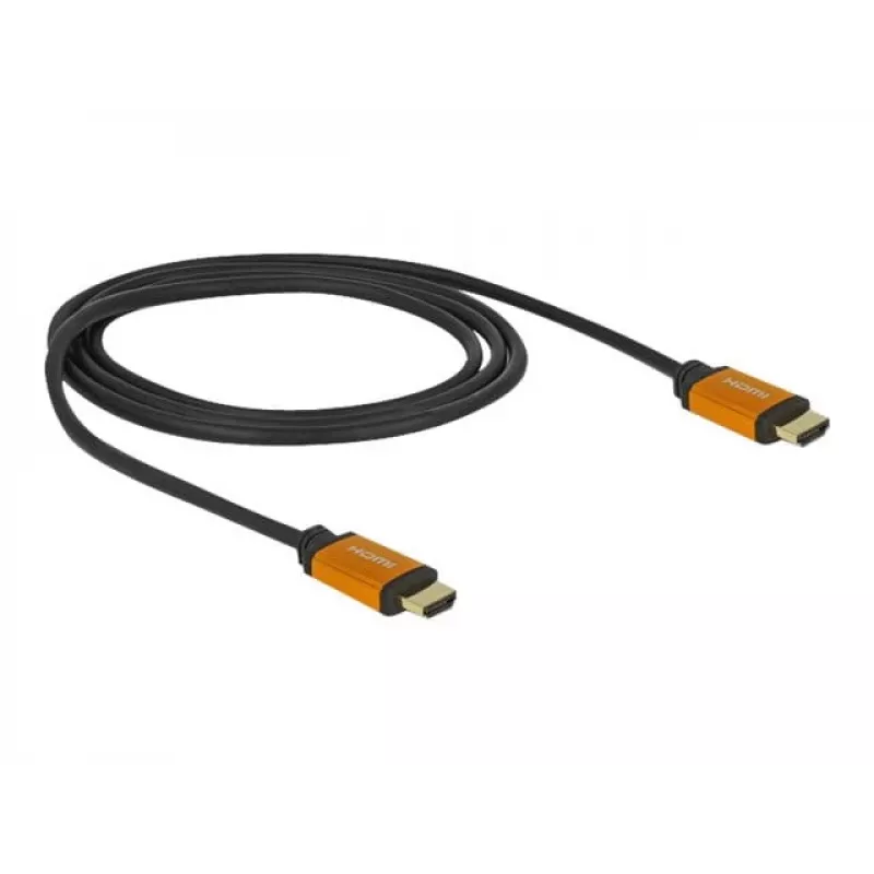 HDMI kaabel DeLOCK 85727 1m tüüp A mees-mees must kuldne