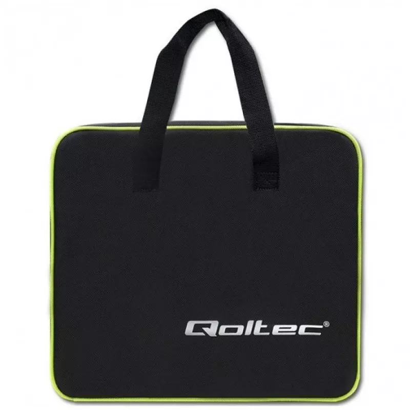 Qoltec 52465 Mobiilne laadija elektriautole 2-in-1 Type2 reguleerimisega | 3.5kW | 230V | LCD | Kaasaskantav | Seinalaadija | 5m