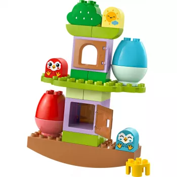 Ehitusmänguasi LEGO DUPLO Tasakaalustamise ja ladumise puu 10440 — 27 tk, alates 1,5+ aastat, suured värvilised klotsid