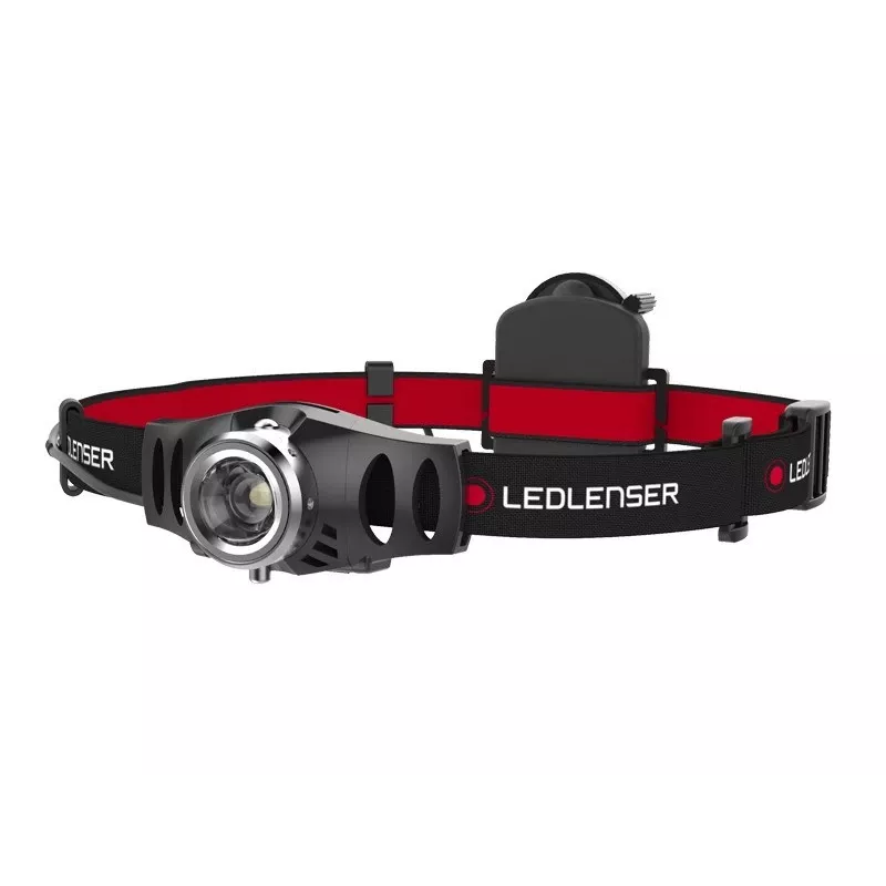 Peakomplekt Led Lenser H3.2 Must Punane