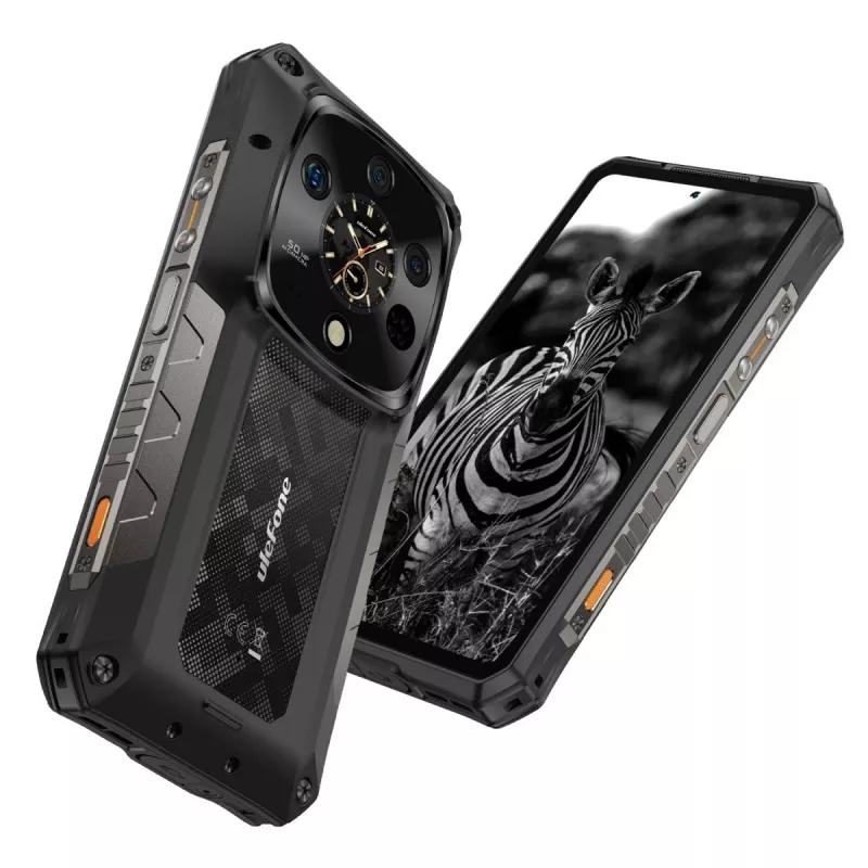 Töökindel nutitelefon UleFone Armor 28 Ultra 5G — 16 GB muutmälu, 1 TB salvestusruum, must