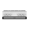 Põrandal seisv gaasipliit Gorenje GG6A10WFFM, valge, 4-põletiga pliit, 72 L gaasiahi, pöörlevad esijuhtnupud