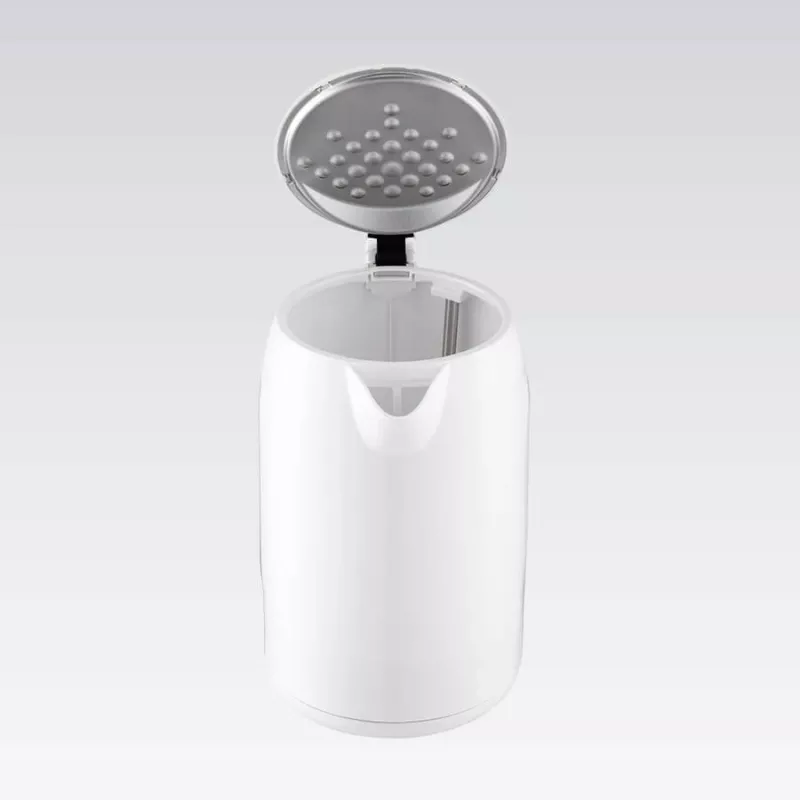 Elektriline veekeetja Maestro MR-022-Valge, 2,2 L, 1850–2200 W, plastkorpus, 360° alus, katlakivivastane filter, veetaseme indikaator