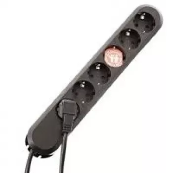 Pikendusjuhe Bachmann SMART 6x Schuko H05VV-F 3G 1,50 mm² 16 A / 3680 W 3 m