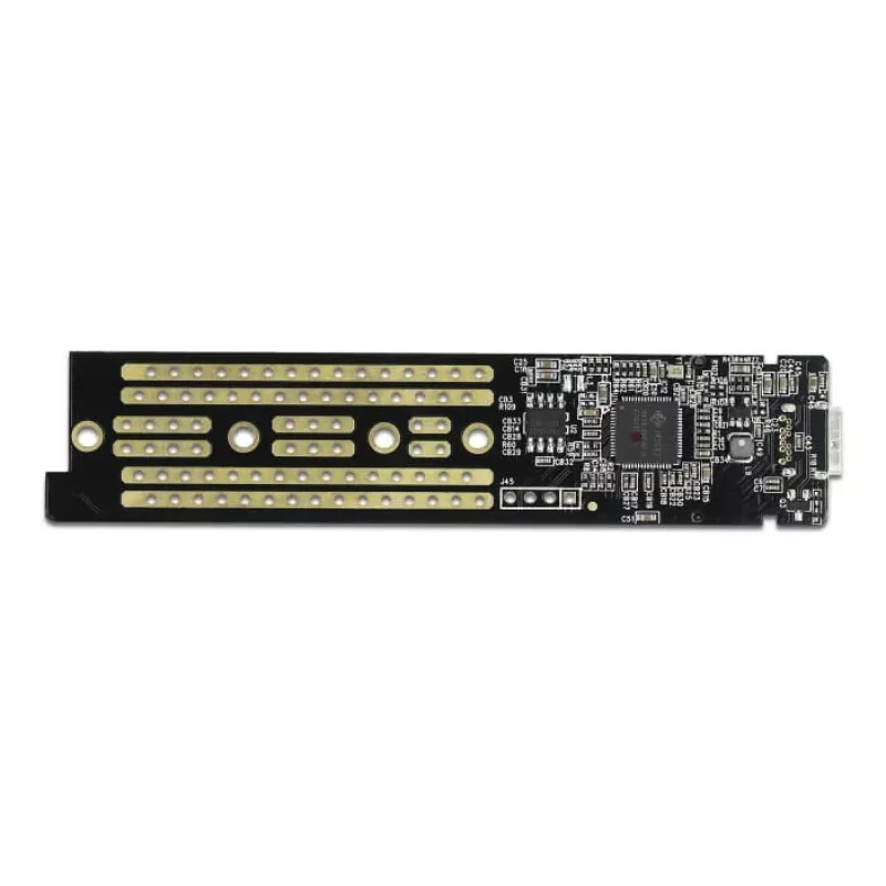 SSD-korpus DeLOCK 42620 Väline korpus M.2 NVME PCIe SSD-le USB USB-C emasliidesega läbipaistev