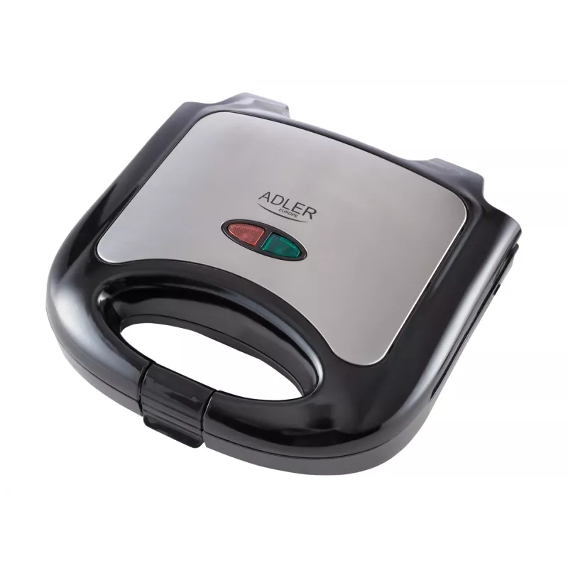Sandwich Maker Adler AD 3015 750 W Must Hõbedane
