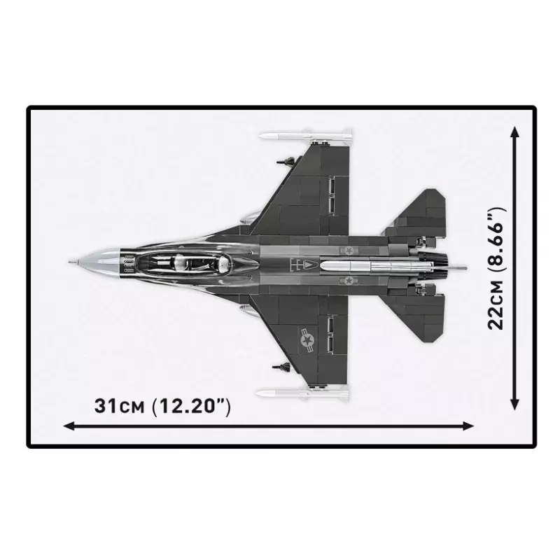 Ehituskomplekt Cobi F-16D Fighting Falcon, 436 tükki, mõõtkava määramata