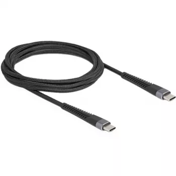 DeLOCK USB-kaabel USB 2.0 2 m USB C Must 81125