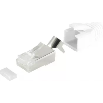RJ-45 juhtmepistik ShiverPeaks 72067-10W valge