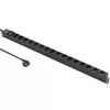 Qoltec Aluminum PDU for RACK | 16A | 16 x Schuko | Vertical | 1.8m