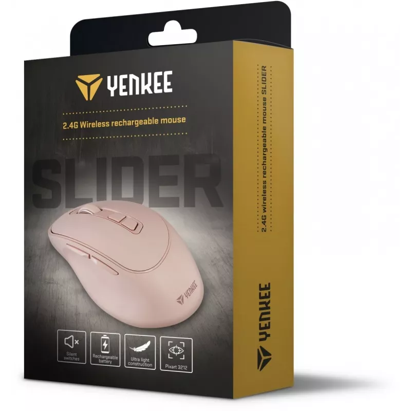 Juhtmevaba hiir YENKEE YMS 2080PK SLIDER 2.4GHz