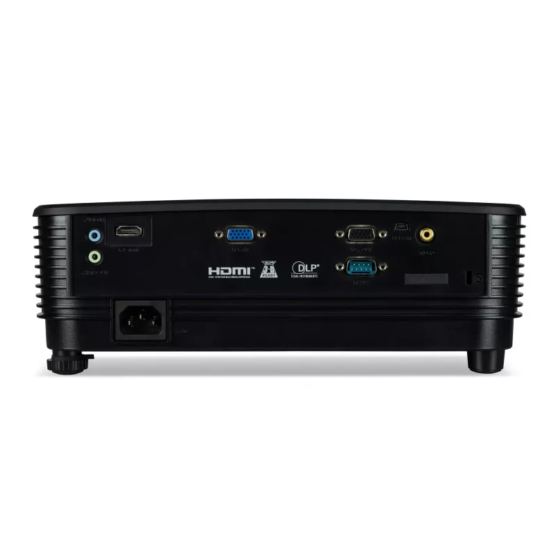 Standard throw projector Acer X1229HP — DLP, XGA (1024x768), 4800 ANSI luumenit, 210W lamp, must, 2,4 kg
