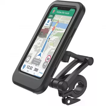 Passiivne hoidik RealPower TourProtect mobiiltelefonile/nutitelefonile Must