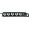 Power Extension Brennenstuhl 1153380115 2.5m 5 AC Outlets Must hall