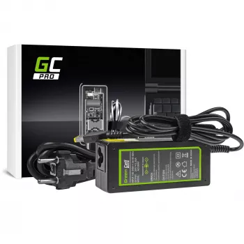 Toiteadapter roheline Cell AD38AP 65W Lenovo sülearvutitele, 20V 3,25A, 1,2 m kaabel, must
