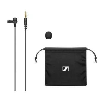 Lavalier mikrofon Sennheiser XS LAV MOBILE, klambriga kondensatormikrofon, ringsuunaline, 2 m kaabel, 3,5 mm, 50–18000 Hz, 19 g, must