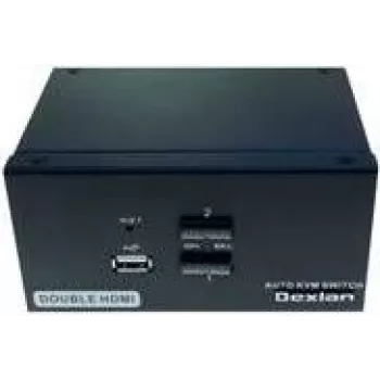 KVM-lüliti Dexlan 061092, 2-pordiline HDMI, 1 kohalik kasutaja