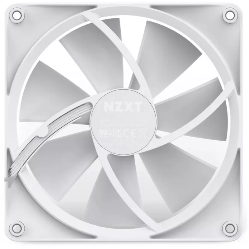 NZXT F140 RGB 140mm valge üksikventilaator