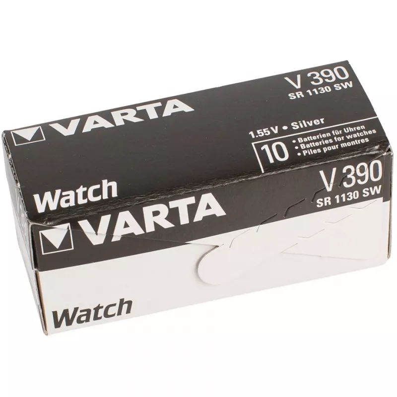 VARTA Silver-Oxid kellapatarei, V390 (SR54), 1,55 V, 80 mAh (00390 101 401)