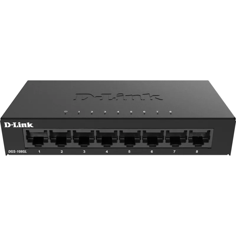 D-Link DGS-108GL haldamata Gigabit Ethernet (10/100/1000) must