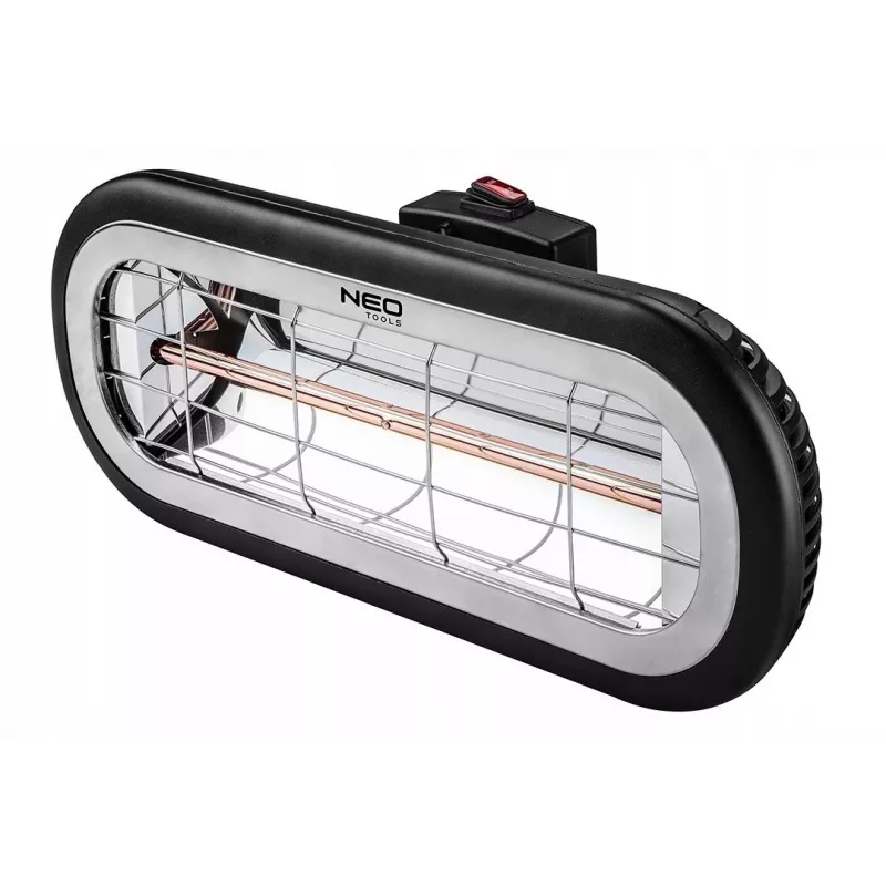 NEO TOOLS 90-032 elektriline ruumisoojendi infrapuna sise- ja välistingimustes 2000 W must