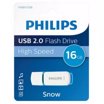 Philips FM16FD70B USB-mälupulk 16 GB USB tüüp-A 2.0 sinine, valge