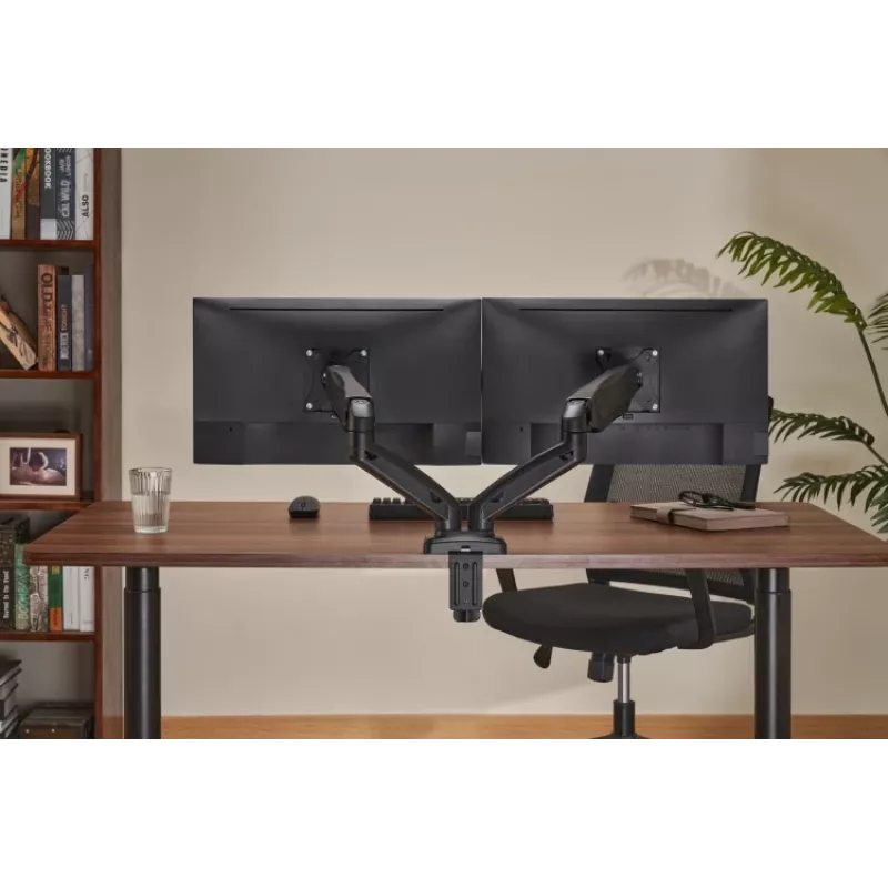 Monitor Arm up up Economical Interactive Counterbalance Dual Monitor Arm Matte Must VESA 75x75/100x100
