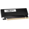 M.2 PCIe x4 adapter koos jahutiga SILVERSTONE SST-ECM23 — M.2 NVMe PCIe x4 pesasse (aktiivjahutusega)