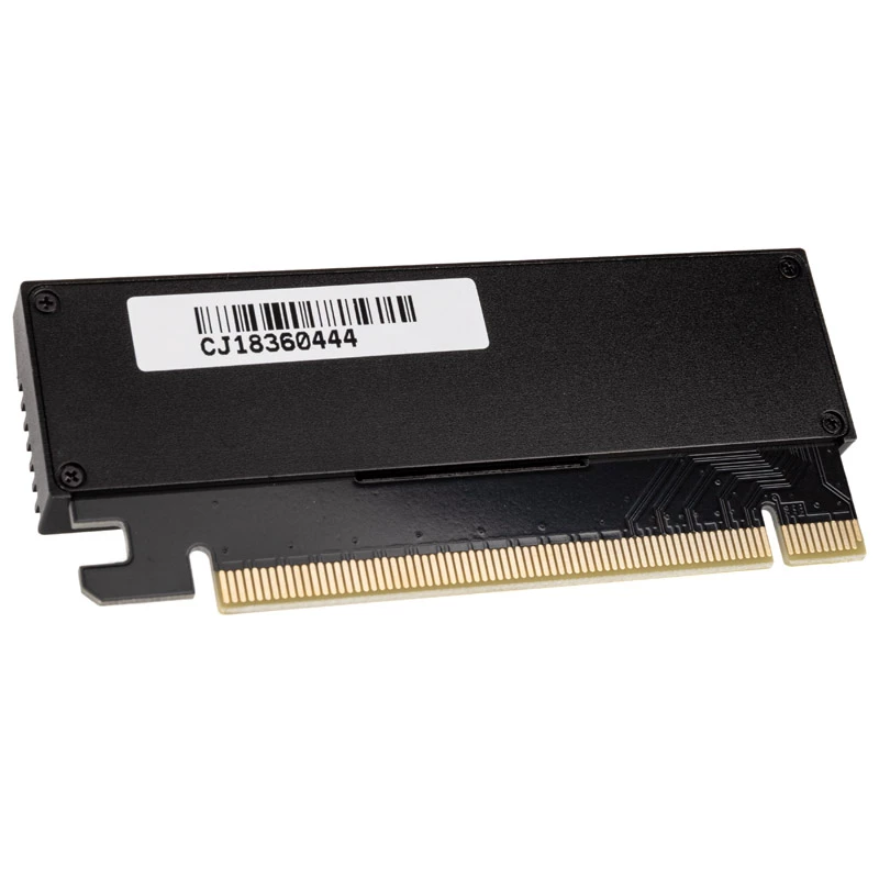M.2 PCIe x4 adapter koos jahutiga SILVERSTONE SST-ECM23 — M.2 NVMe PCIe x4 pesasse (aktiivjahutusega)