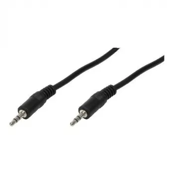 LogiLink CA1048 Jack-heliühenduskaabel 0,20 m Must (matt)